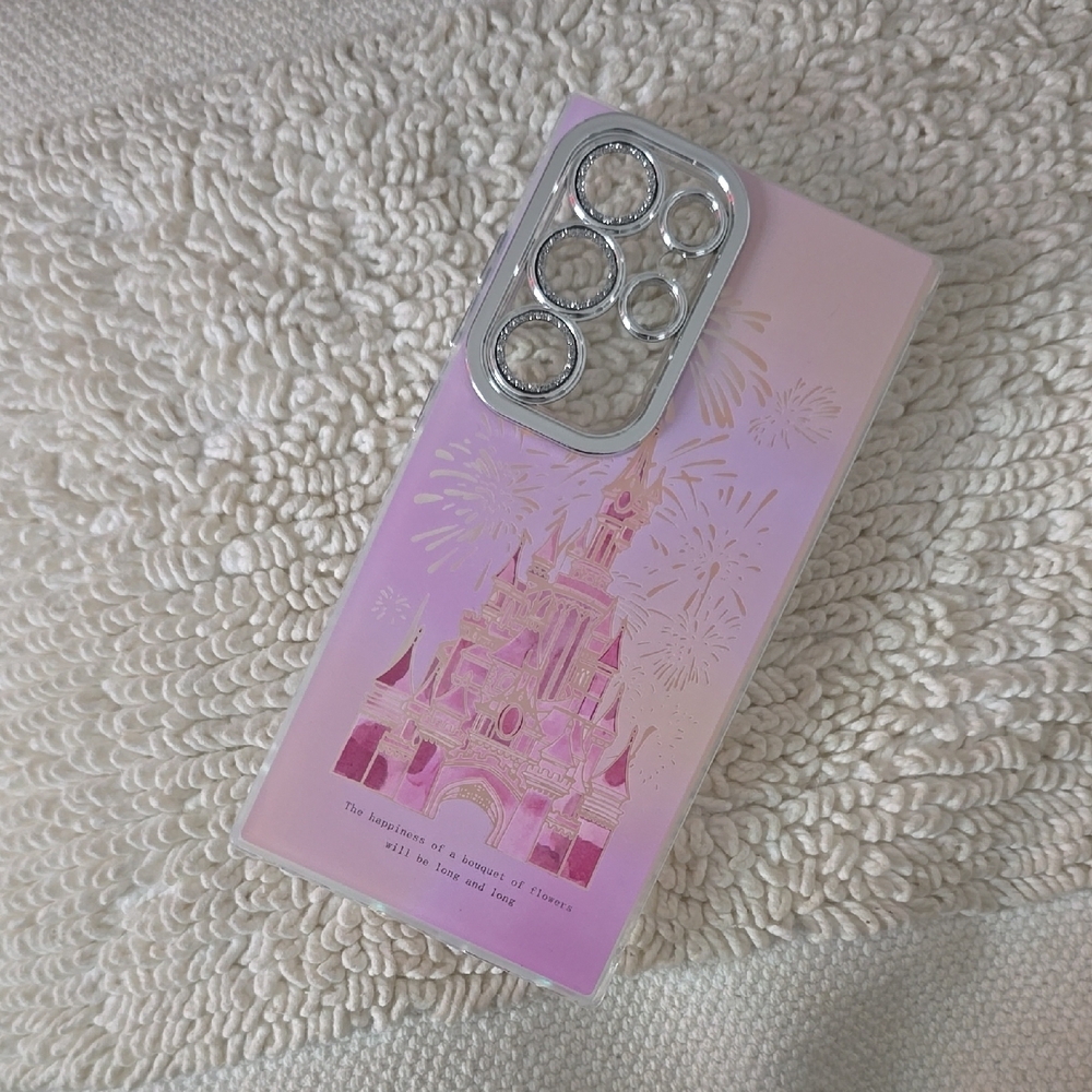 Pink Castle Design Phone Case